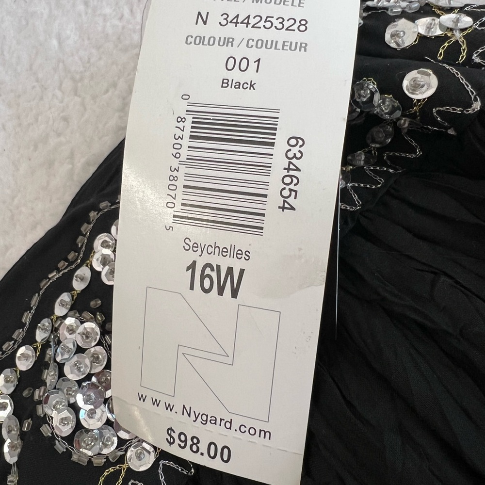 Nygard Collection Skirt Midi Crinkled Beaded Waist Lined Gypsie Prairie Boho 16 - Picture 13 of 13